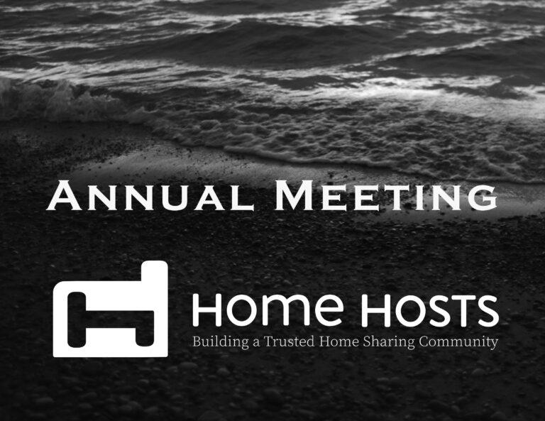 Members: Please join us for Home Hosts Annual Meeting: Feb 22, 6pm